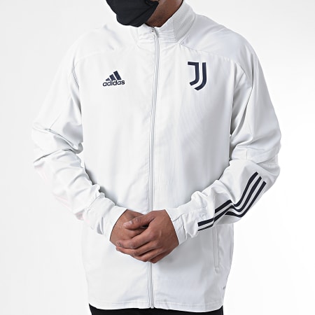 Adidas Sportswear - Veste Zippée Juventus Presentation FR4285 Gris Clair