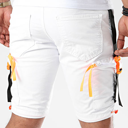 Classic Series - Short Cargo A Bandes 3167 Blanc