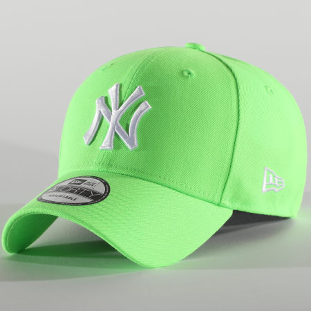 New Era - Casquette 9Forty League Essential Neon 12381037 New York Yankees Vert Fluo