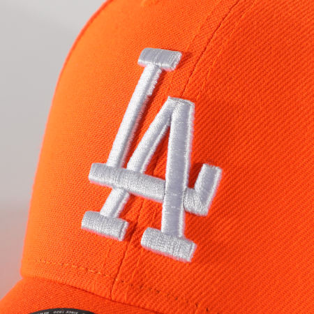 New Era - Casquette 9Forty League Essential Neon 12381038 Los Angeles Dodgers Orange Fluo
