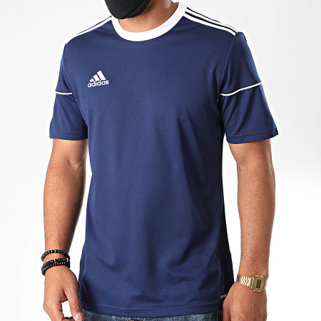 Adidas Sportswear - Tee Shirt A Bandes Squadra 17 BJ9171 Bleu Marine