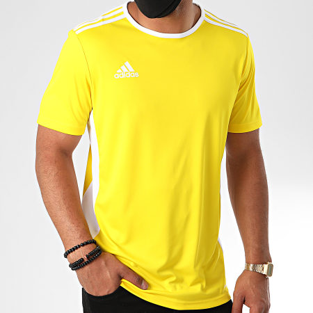 Adidas Sportswear - Tee Shirt A Bandes Entrada 18 CD8390 Jaune