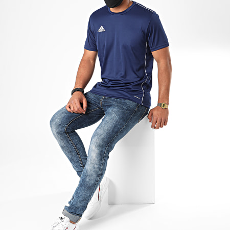 Adidas Sportswear - Tee Shirt CV3450 Bleu Marine