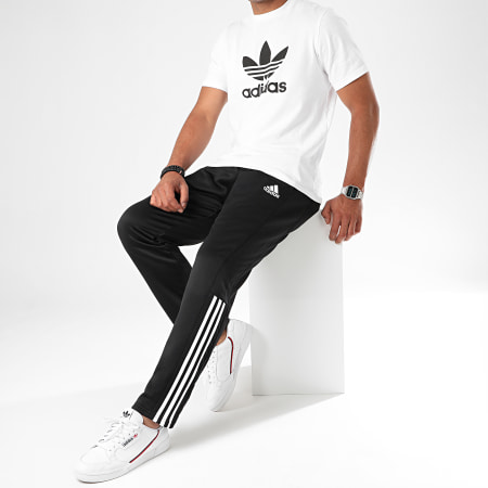 Adidas Sportswear - Pantalon Jogging A Bandes Regi18 PES CZ8634 Noir