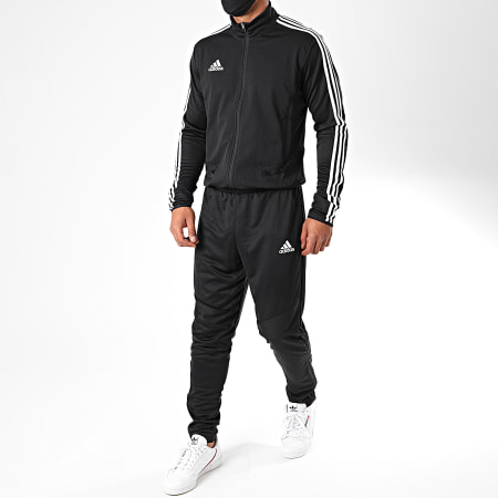 Adidas Sportswear - Combinaison De Sport A Bandes Tiro 19 D95926 Noir