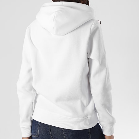 Tommy Jeans - Sweat Capuche Femme Essential Logo 8555 Blanc