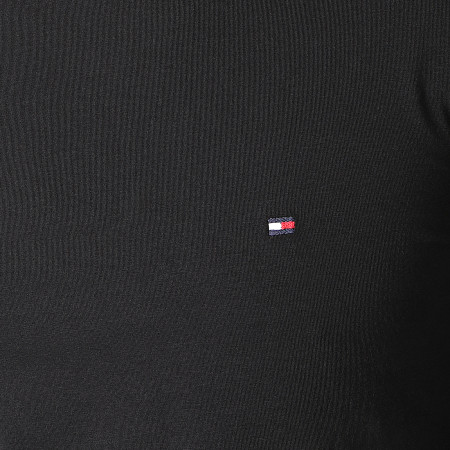 Tommy Hilfiger - Camiseta Long Sleeve Stretch Fit Slim 0804 Negro