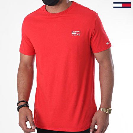 Tommy Jeans - Tee Shirt Chest Logo 7472 Rouge