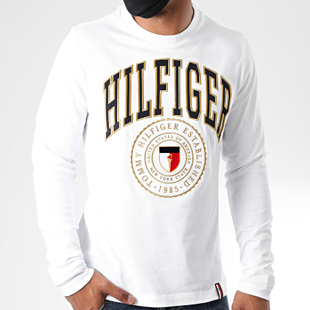 Tommy Hilfiger - Tee Shirt Manches Longues Varisty 4324 Blanc