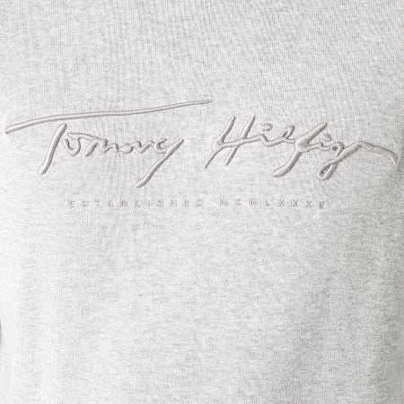 Tommy Hilfiger - Pull Tonal Autograph 4421 Gris Chiné