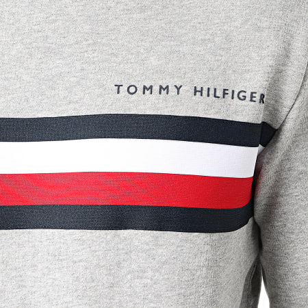 Tommy Hilfiger - Sweat Crewneck Logo 4758 Gris Chiné