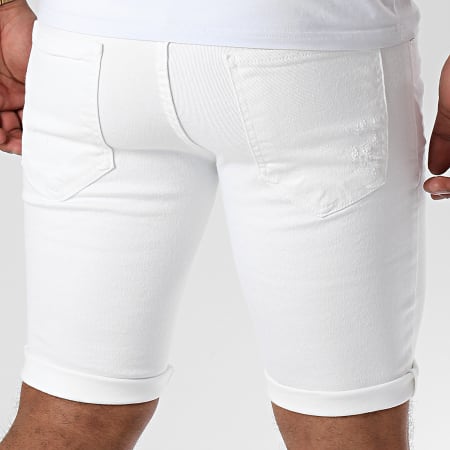 Uniplay - Short Jean Skinny 359 Blanc