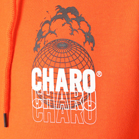 Charo - Sweat Capuche End World Orange