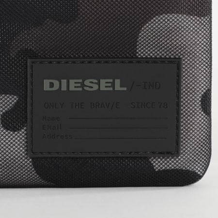 Diesel - Sacoche Discover Ross X06343 Camouflage Noir