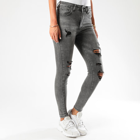Girls Outfit - Jean Skinny Femme A169 Gris