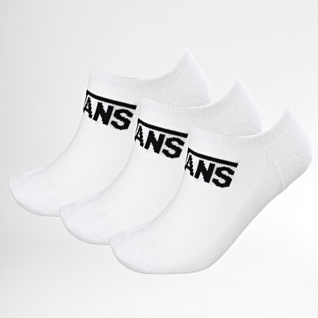 Vans - Confezione da 3 paia di calzini invisibili XSXWHT1 Bianco