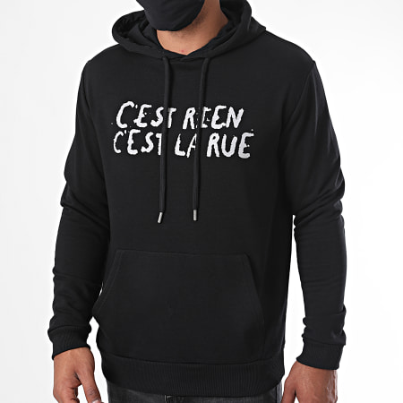 C'est Rien C'est La Rue - Logo 2 Reflective Hoody Negro
