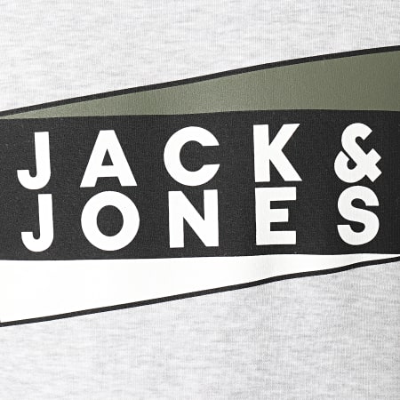 Jack And Jones - Sweat Capuche Anton Gris Chiné