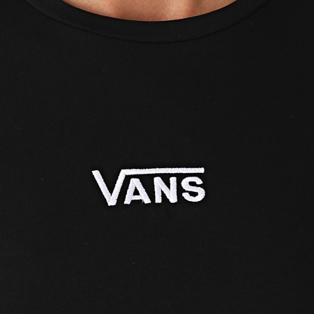Vans - Tee Shirt Crop Femme Flying A54QU Noir
