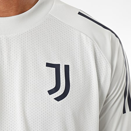 Adidas Sportswear - Tee Shirt A Bandes Juventus FR4263 Beige