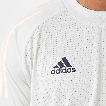 Adidas Performance - Tee Shirt A Bandes Juventus FR4263 Beige