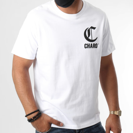Charo - Tee Shirt Logo Blanc