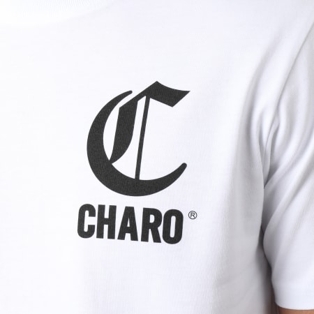 Charo - Tee Shirt Logo Blanc