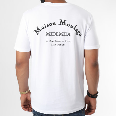 Heuss L'Enfoiré - Tee Shirt Maison Moulaga Blanc