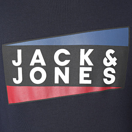 Jack And Jones - Sweat Capuche Anton Bleu Marine