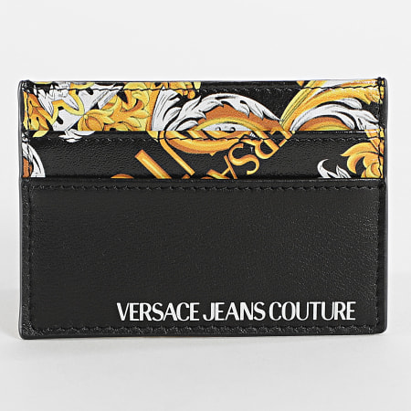 Versace Jeans Couture - Porte-Cartes Renaissance Linea Logo Baroque Dis 6 E3YZAPC7-71596 Noir