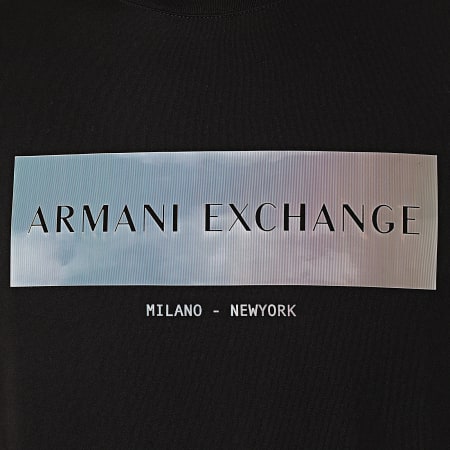 Armani Exchange - Tee Shirt 3HZTGB-ZJH4Z Noir Iridescent