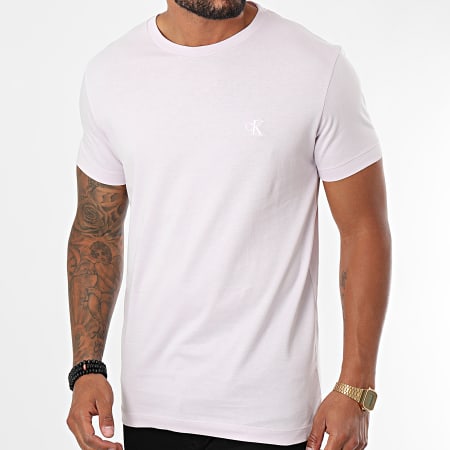 Calvin Klein - Tee Shirt Slim Essential 4544 Mauve