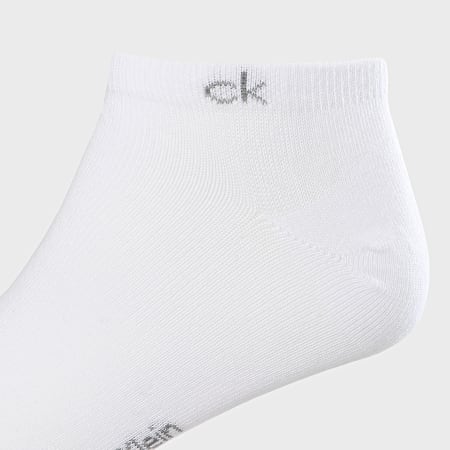 Calvin Klein - Lot De 3 Paires De Chaussettes Invisibles 1877 Blanc