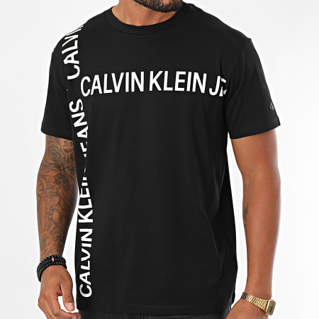 Calvin Klein - Tee Shirt Grid Institutional 5722 Noir