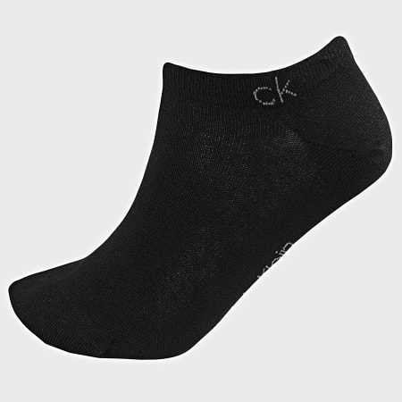 Calvin Klein - Lot De 2 Paires De Chaussettes Invisibles 1932 Noir