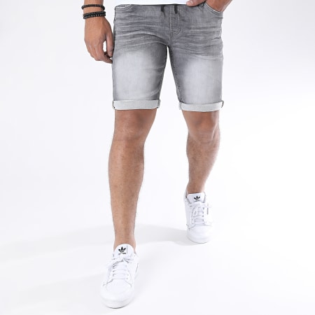 Paname Brothers - Short Jogg Jean Lev Gris