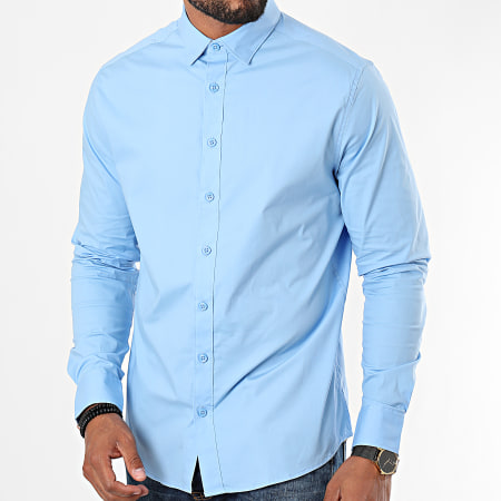Solid - Chemise Manches Longues Tyler Bleu Clair