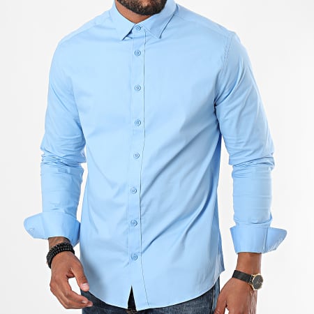 Solid - Chemise Manches Longues Tyler Bleu Clair