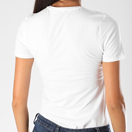 Kaporal - Tee Shirt Femme Arpik Blanc Doré