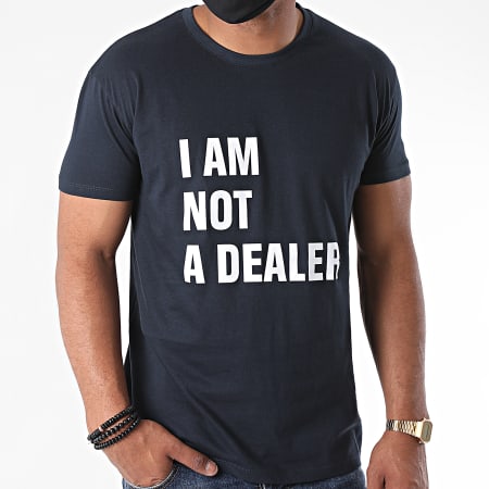 Soso Maness - Tee Shirt I Am Not A Dealer Bleu Marine