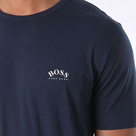 BOSS - Camiseta curvada 50412363 Azul marino