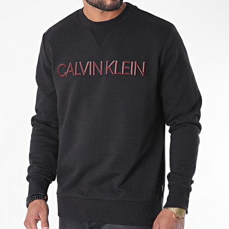 Calvin Klein - Sweat Crewneck 3D Embroidery Logo 5585 Noir