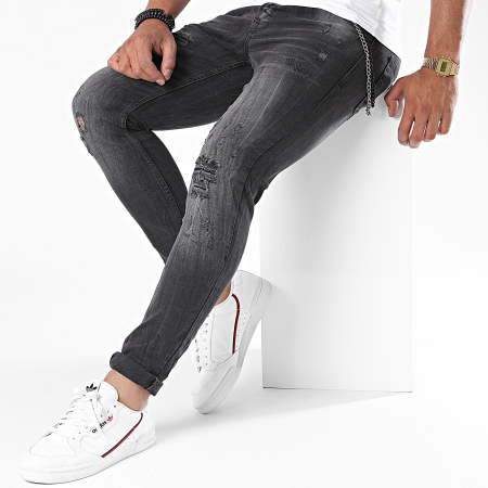 Classic Series - Jean Skinny DHZ-3104-1 Gris Anthracite