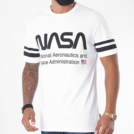Only And Sons - Tee Shirt NASA Blanc