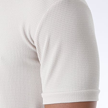 Uniplay - Tee Shirt Oversize Col Zippé UY509 Beige