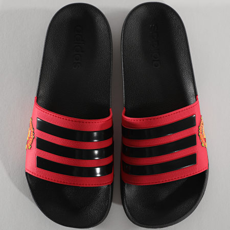 Adidas Originals - Claquettes Adilette Shower Manchester United FW7072 Real Red Core Black