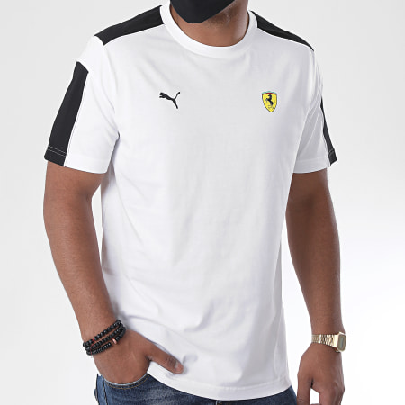FERRARI: T-shirt homme - Blanc  T-Shirt Ferrari 47824 en ligne