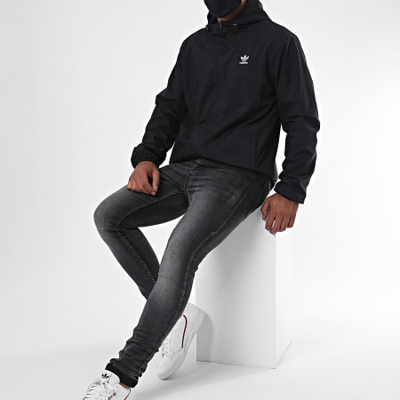 Adidas Originals - Veste Zippée Capuche Essential GD2553 Noir