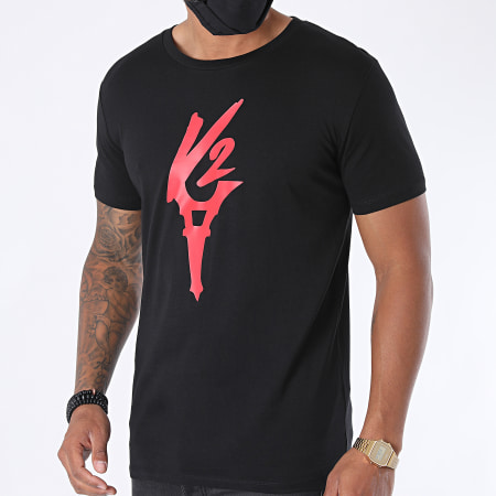 Da Uzi - Tee Shirt Logo Noir Rouge