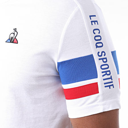 Le Coq Sportif - Tee Shirt Tricolore N2 2020517 Blanc